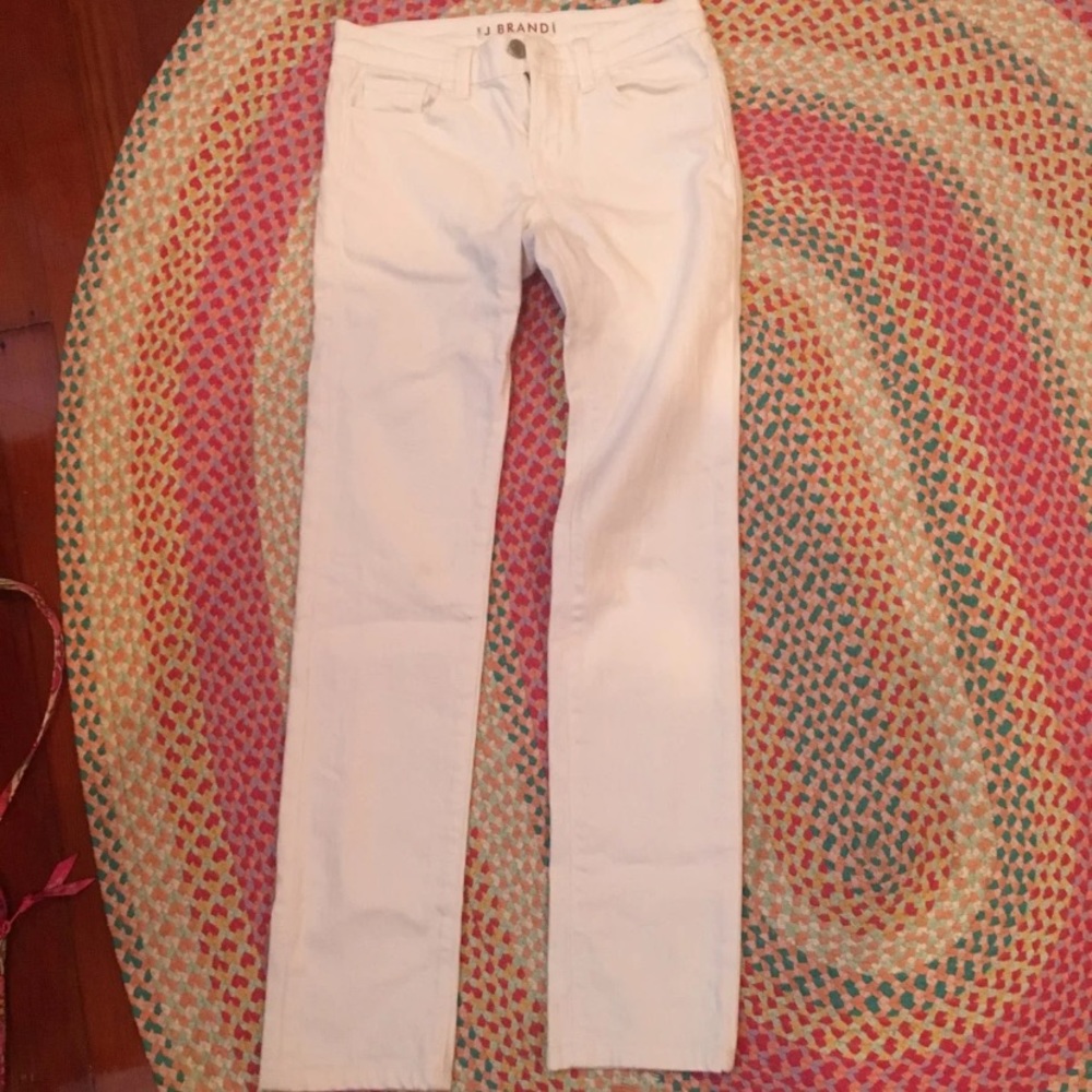 Girls J brand white jeans